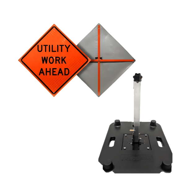 Roll Up Signs With Base